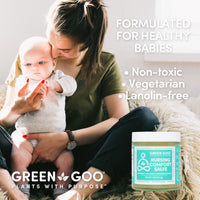 Nursing Comfort Salve - Baby on moms lap. Formulated for healthy babies. Non-toxic, Vegetarian, Lanolin-free