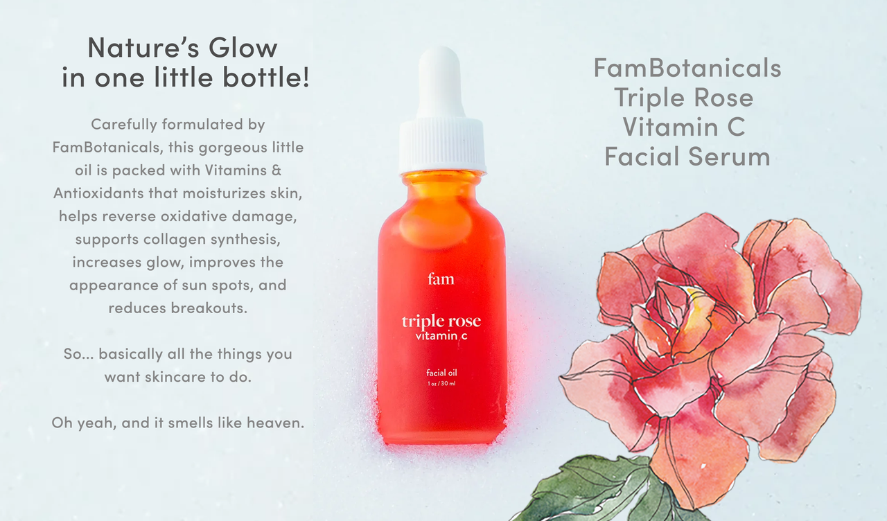 Triple Rose Facial Serum